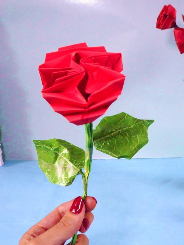 Origami Rose