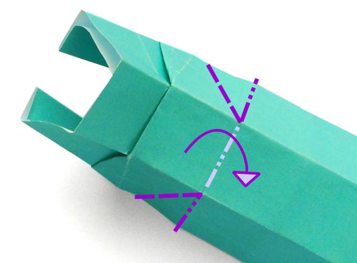 Rond Origami Flesje maken Rond Origami Flesje maken