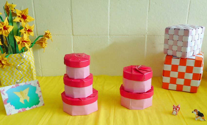 Origami doosjes Origami doosjes