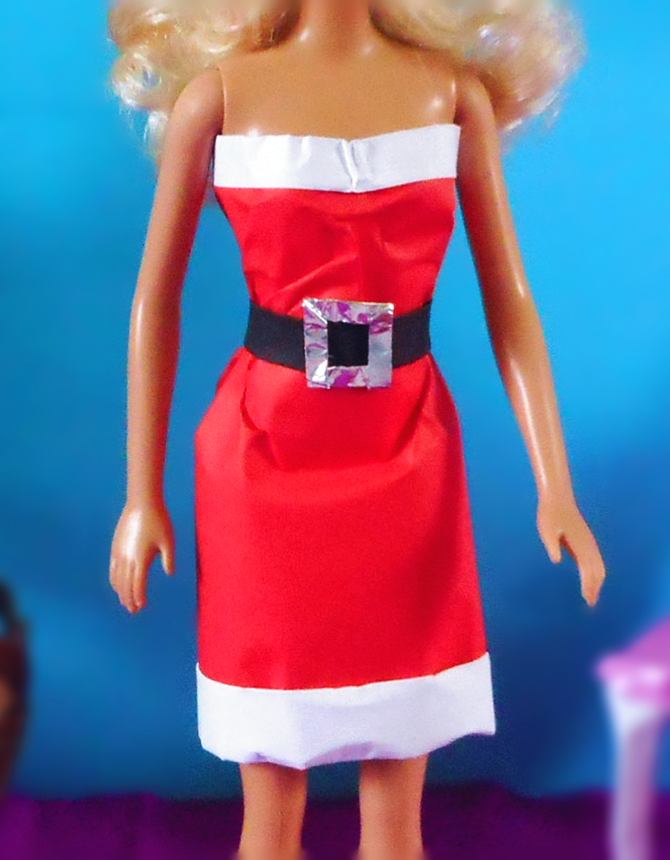 Origami Santa Dress