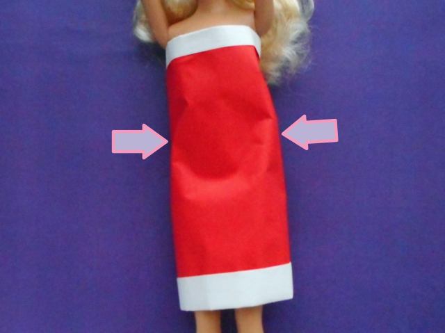 Make an Origami Santa Dress