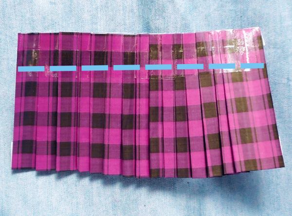 Make an Origami school skirt Make an Origami school skirt