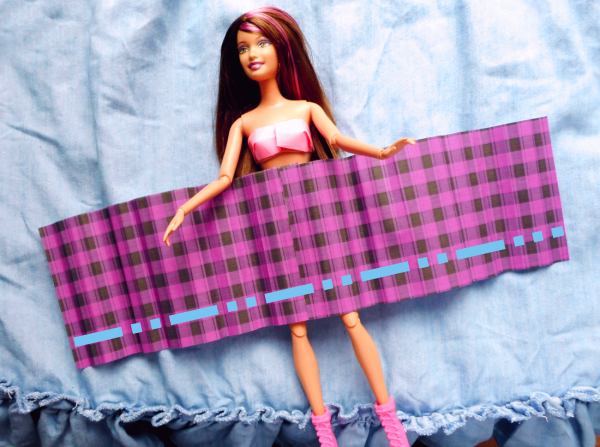Make an Origami school skirt Make an Origami school skirt