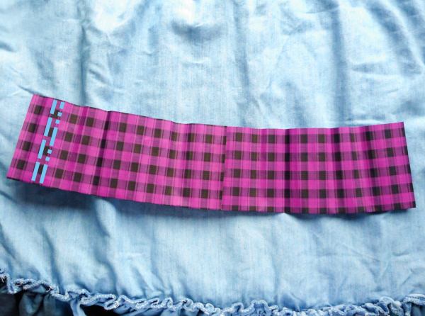 Make an Origami school skirt Make an Origami school skirt