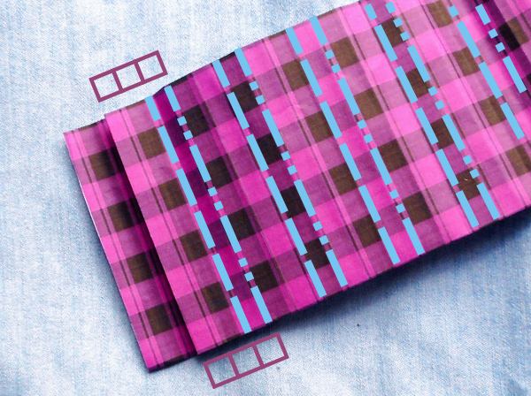 Make an Origami school skirt Make an Origami school skirt