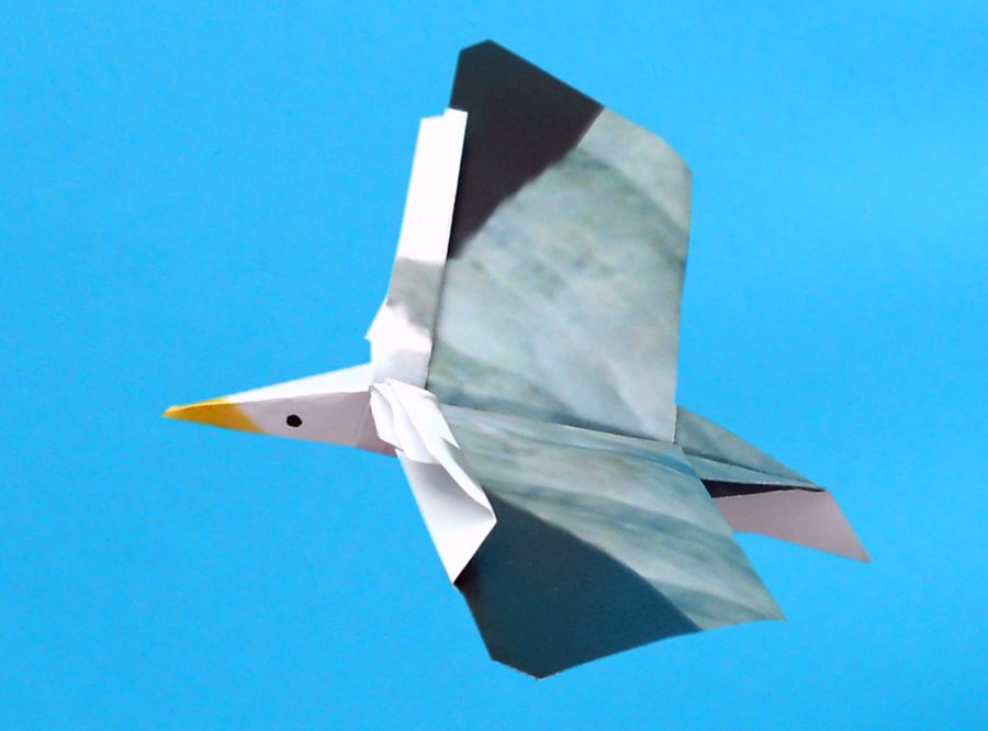 Origami Seagull Plane