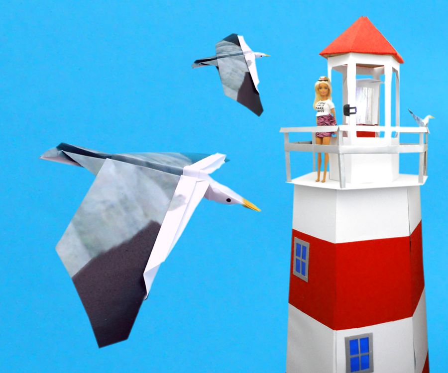 Origami Seagulls
