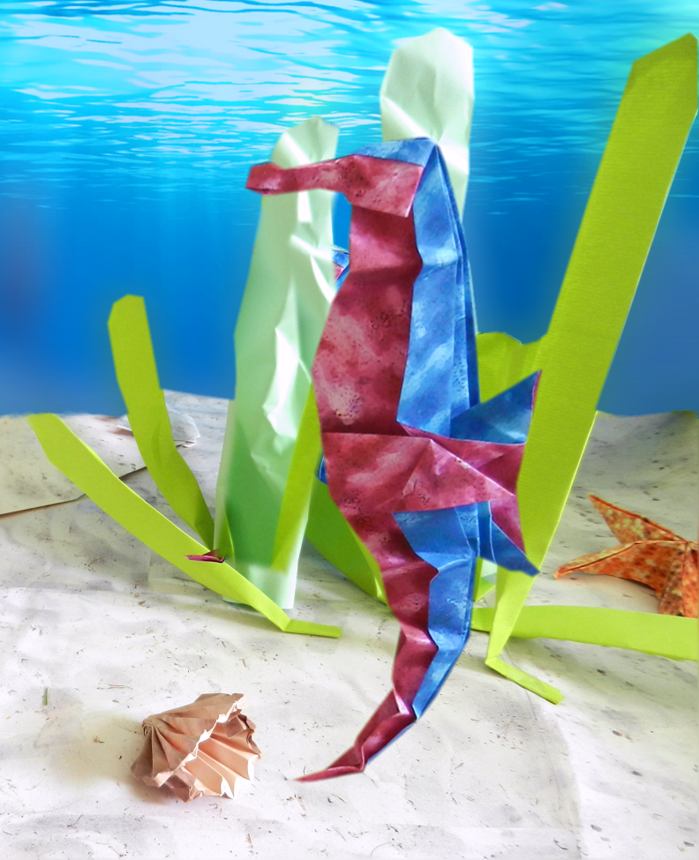 Zeepaardje van papier Zeepaardje van papier