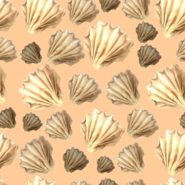 Paper Origami Seashells pattern