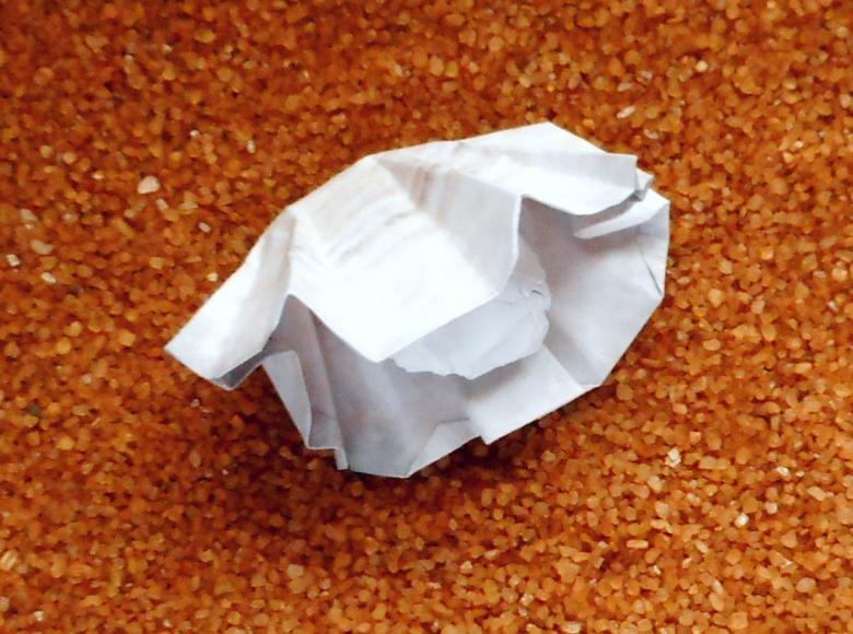 Origami schelp Origami schelp