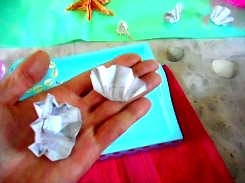 Origami Seashells