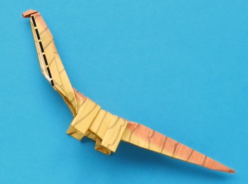 Origami Seismosaurus folding instructions