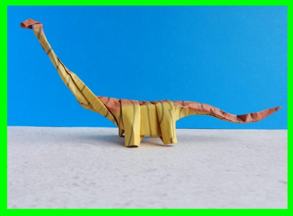 origami Seismosaurus
