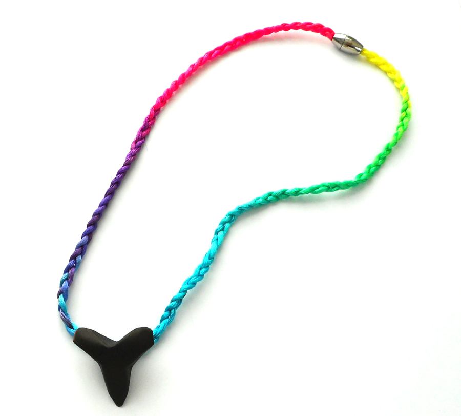 Origami Shark Tooth Necklace