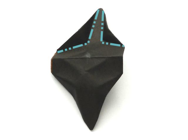 Fold an Origami Shark Tooth