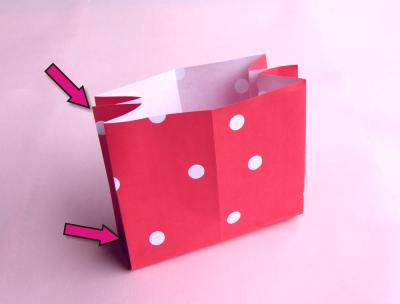 how to make a kirigami shopping bag