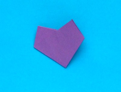 tiny origami heart