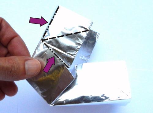 Make Origami silver bars