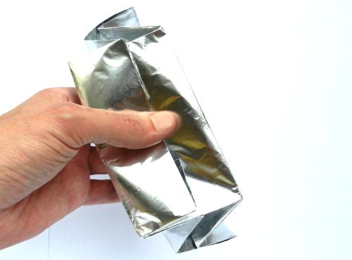 Make Origami silver bars