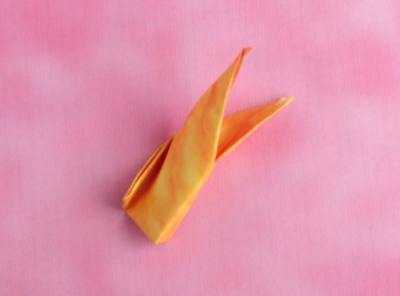 very simple origami flower