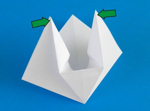 Origami skelet maken