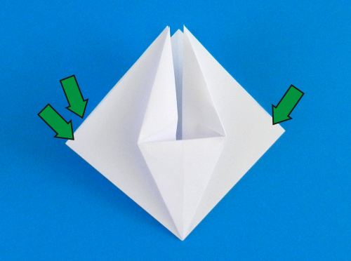 Origami skelet maken