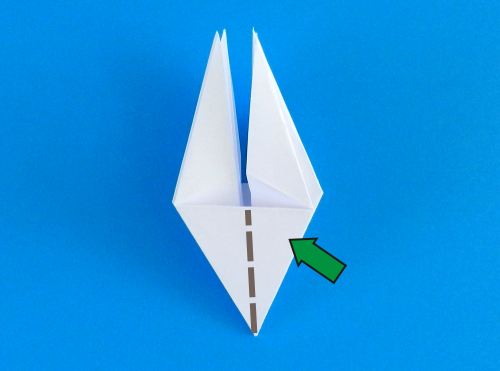 Origami skelet maken