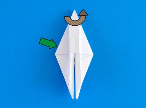 Origami skelet maken