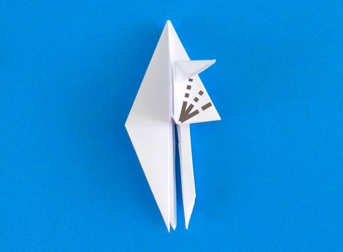 Origami skelet maken