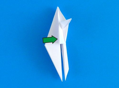 Origami skelet maken