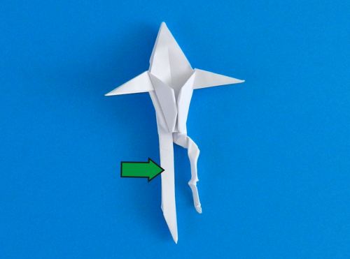 Origami skelet maken