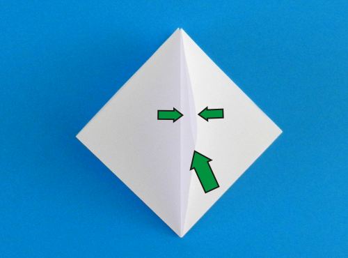 Origami skelet maken