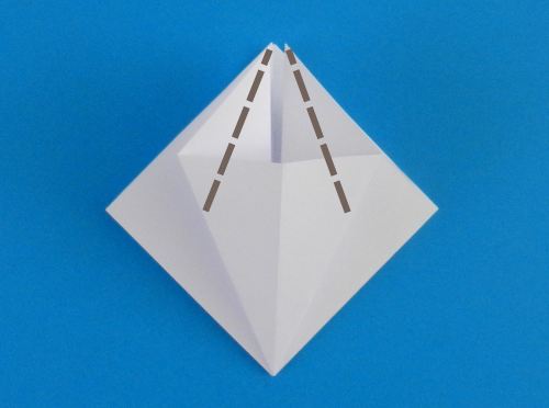 Origami skelet maken