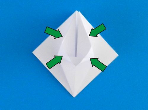 Origami skelet maken