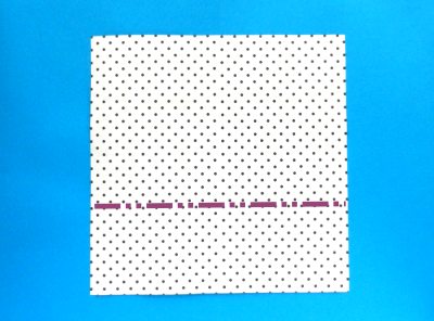 polkadot knutselpapier voor een rokje