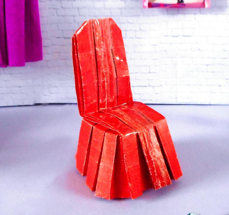 Origami stoel Origami stoel