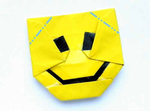 Fold an Origami Smiley face