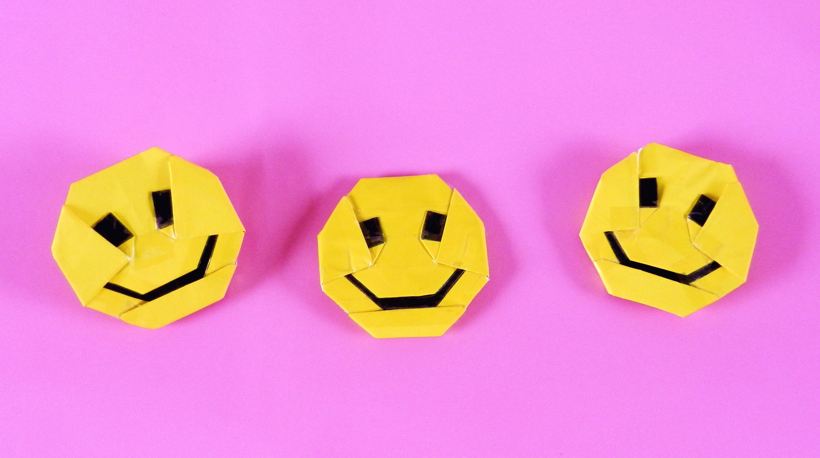 Smileys van papier