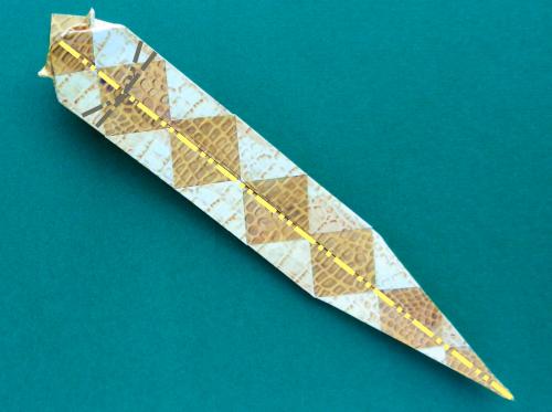 Fold an Origami snake