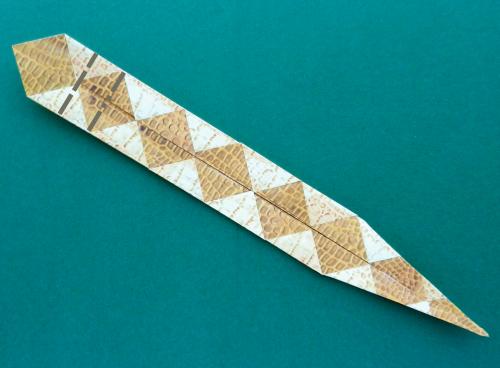 Fold an Origami snake