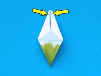 Fold Origami Snowdrops Fold Origami Snowdrops