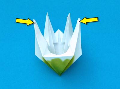 Fold Origami Snowdrops