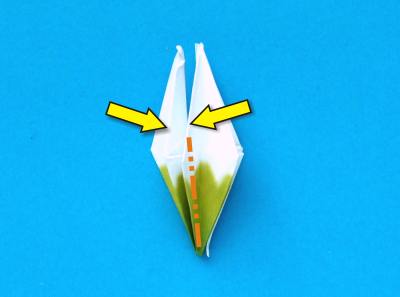 Fold Origami Snowdrops