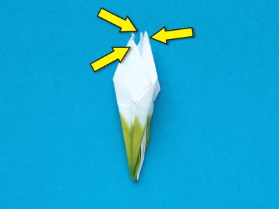 Fold Origami Snowdrops Fold Origami Snowdrops