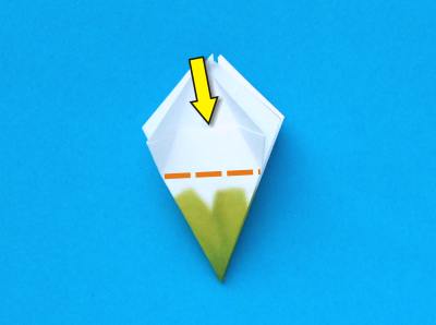 Fold Origami Snowdrops Fold Origami Snowdrops