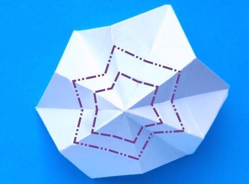 Make an Origami snowflake