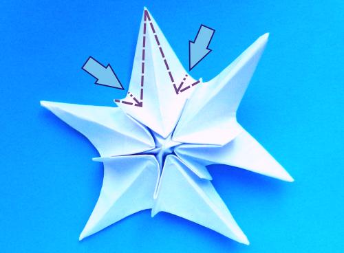 Make an Origami snowflake