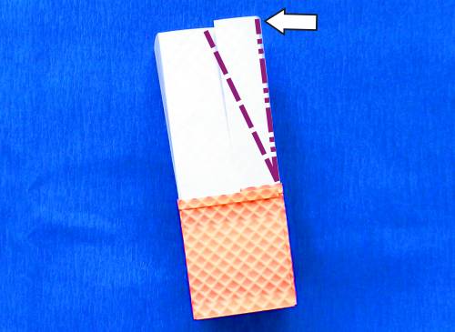 Origami Soft Ice Cream folding instructions