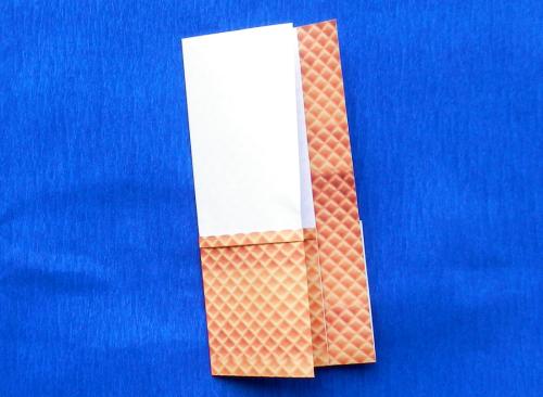 Origami Soft Ice Cream folding instructions