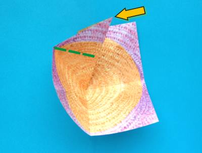 how to fold an origami sombrero